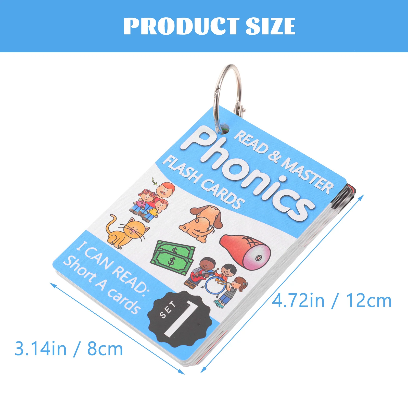 1 set di carte ortografiche inglesi gioco educativo dai colori vivaci per bambini carte flash per l'apprendimento interno ed esterno memoria della prima infanzia