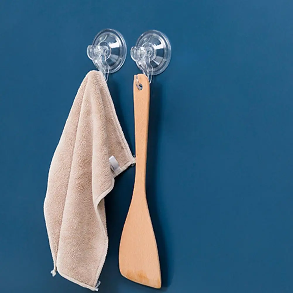 شفط كأس السنانير واضح قابلة لإعادة الاستخدام الثقيلة كوب شفاط المكنسة الكهربائية السنانير المطبخ الحمام السنانير ل منشفة جدار هوك تخزين حامل