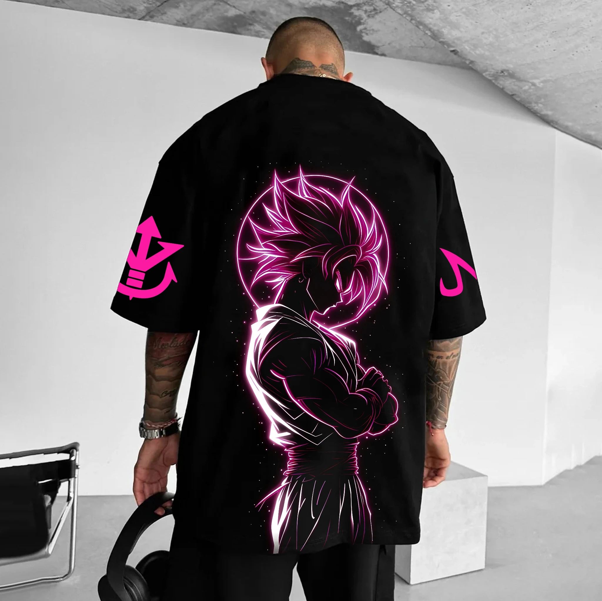 تي شيرت قطني مطبوع من قطعة واحدة لوفي بأكمام قصيرة 2025 على الطراز الكوري فضفاض قابل للتنفس رياضي برقبة دائرية لكل من الرجال والنساء #3