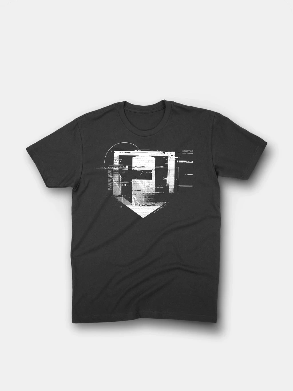 New DISRUPTED TEE - Hosstile _ Men's Gym GYM Graphic Cotton Tee Printing High-end Luxury Unisex Style Both of Men and Women