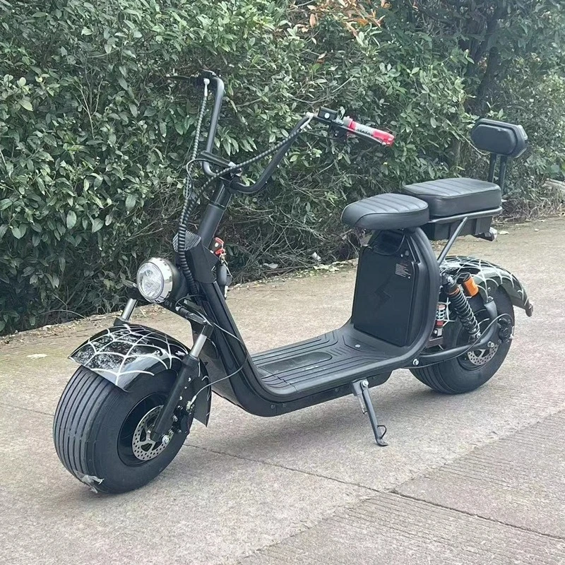 Two-wheeled large electric vehicle wide tire lithium battery car adult transportation electric motorcycle