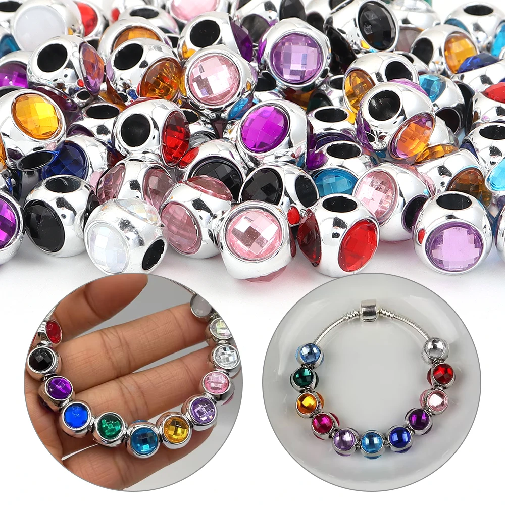Phone Accessories Beads - 10 pezzi/lotto, perline in lega con
