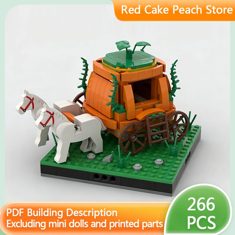 

Популярный конструктор MOC «Сказочная карета»: модульные строительные блоки, развивающая игрушка для детей, подарок на праздник, набор для сборки