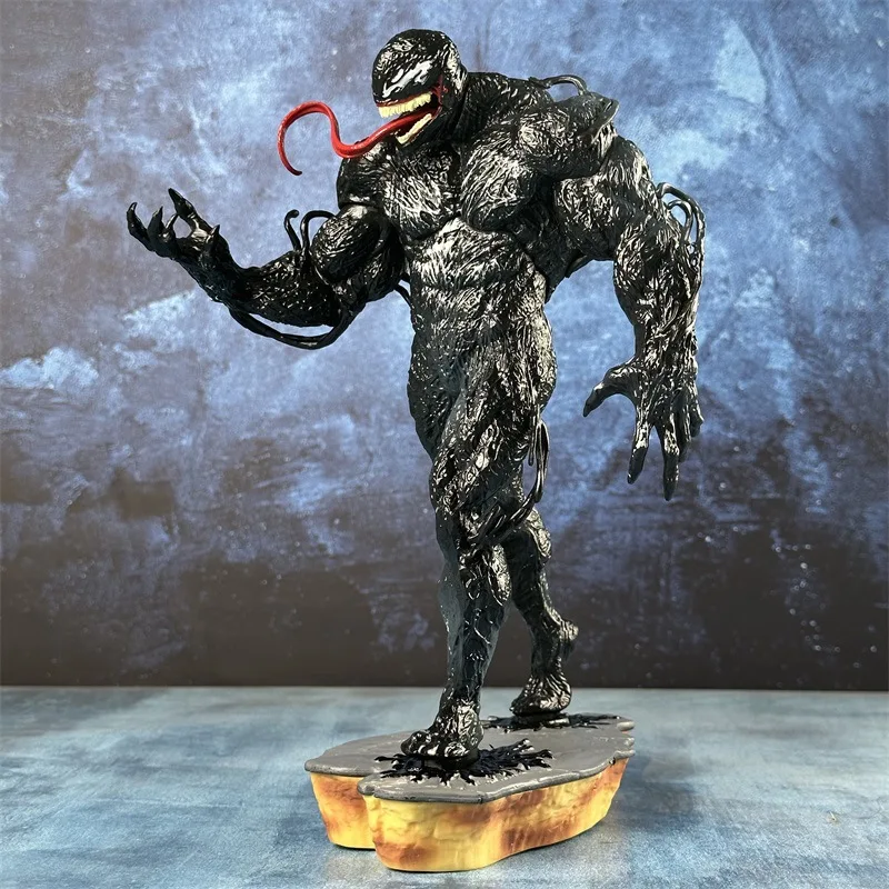 30cm Superbohater Venom Spiderman Movie Figure Action Toys Model Marvels Long Tongue Venoms PVC Statue Model Doll Collectible Gift