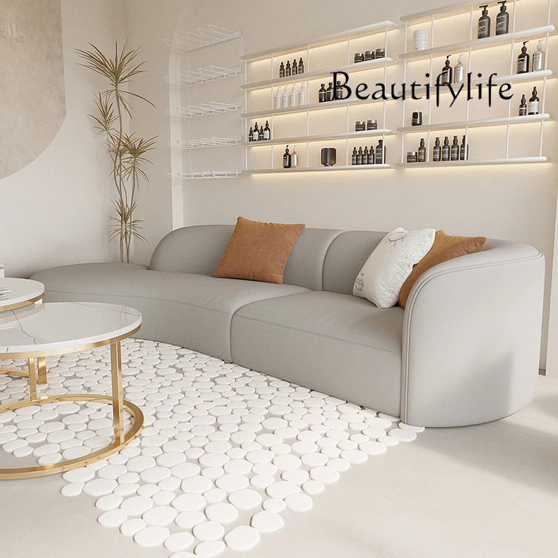 SM أرائك خشبية كبيرة فاخرة حشو مقاوم للماء تصميم كسول الصالات نفث الأريكة صالون كرسي صالة فاخرة Divano الأثاث العصري #3