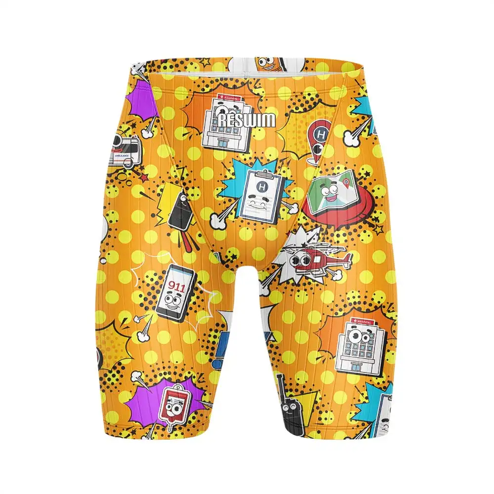 

Новые забавные плавки-шорты для серфинга, мужские плавки-джаммеры, спортивные тренировочные купальники, устойчивые к хлору, для пляжа и активного отдыха