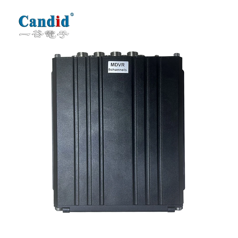 MS8 Channel AHD Mini MDR Dash Cam 1080P Resolução Tipo de tela TN Armazenamento de cartão SD USB duplo 18 meses para caminhão caixa preta Preto B
