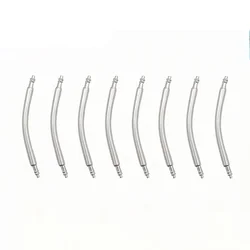 10PCS Curved Spring Bar Dia 1.5mm 1.8mm Watch Strap link Pins fits Width 16mm-24mm Watch Band Bracelet Stainless Steel Link Pins