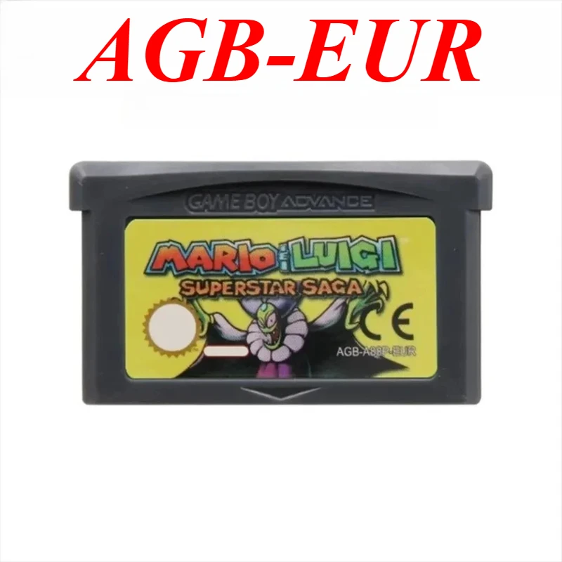 USA/EUR 32-Bit GBA Spielmodul Mario-Serie Videospielkonsolen-Karte Super Mario Bros ADVANCE Wario Land4 Golf Mario Kart