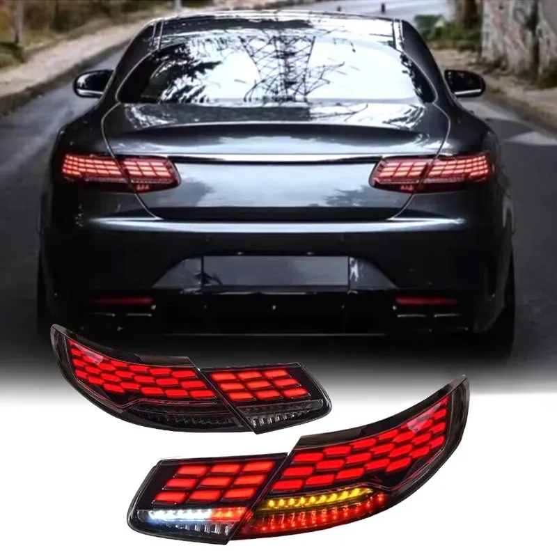 For Mercedes Benz S-Class W217 Coupe Taillight LED Flowing Turn Taillight Car Accessories