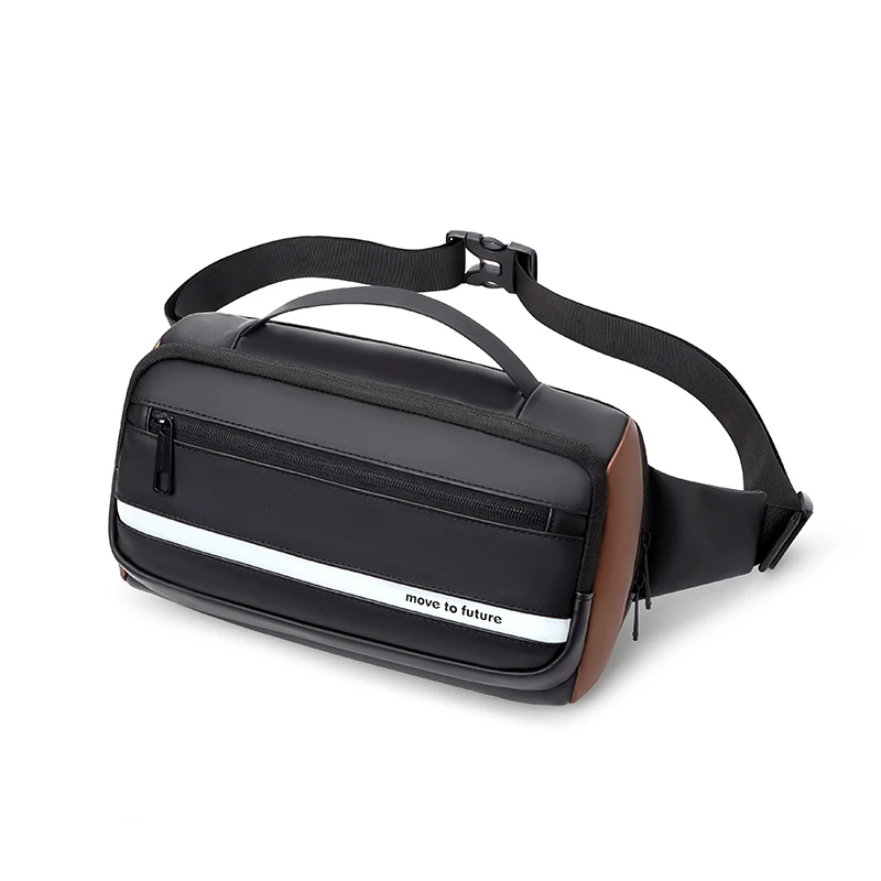 Large Capacity Anti-theft Male chest bag Close-Fitting Waist Bags Multi-Functional Shoulder Bag Men Nylon Fanny Chest Fanny Pack