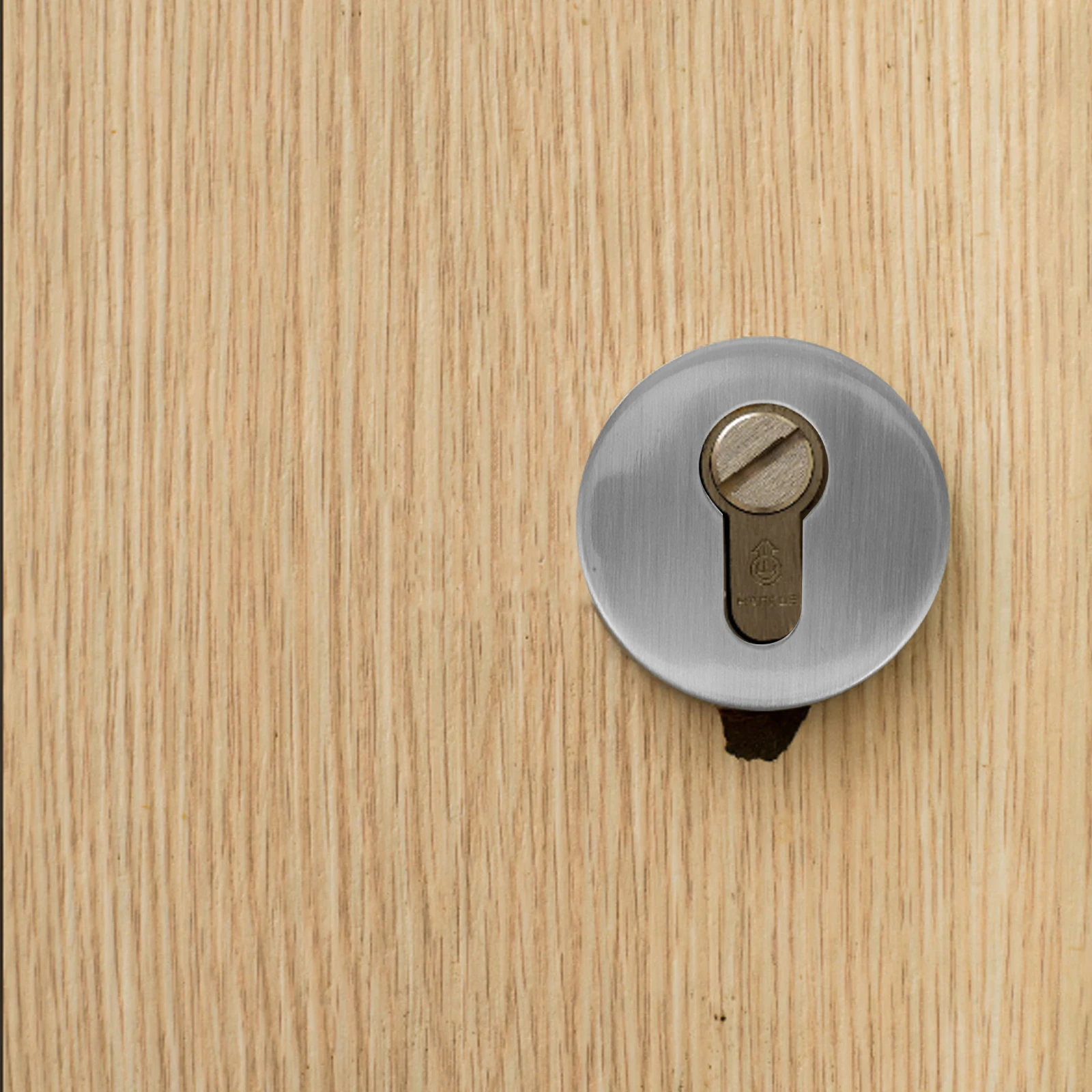 Stainless Steel Lock Core Cover Brown Door Keyhole Protector Cabinet Drawer Gate Furniture Home Decorative Accessory Cover Cap