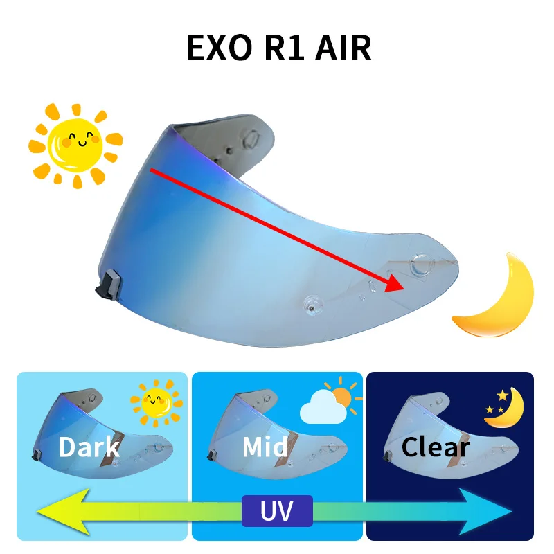Фотохромный козырек для Scorpion Exo 1400