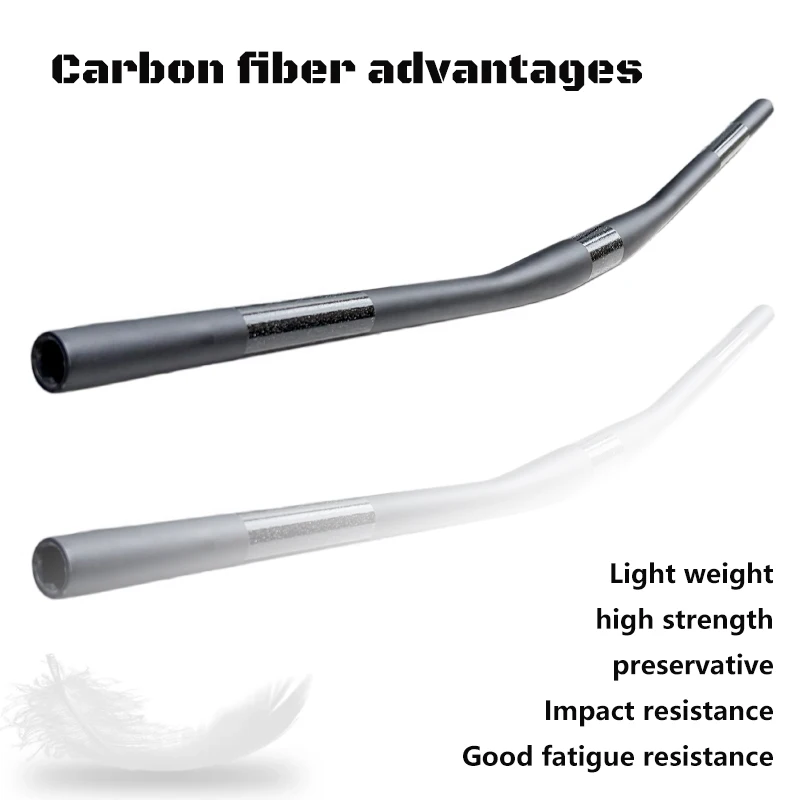 Syncros Carbonfaser MTB Lenker 9 Grad 31,8mm Matt Flach Mountainbike Lenker Fahrradzubehör – Detail 2
