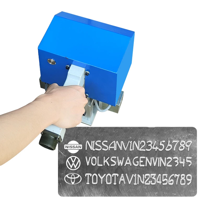 Pneumatic Chasiss VIN Number Engraver Modification Remark Tool Punching Stamps Kit Dot Pin Marking Machine 