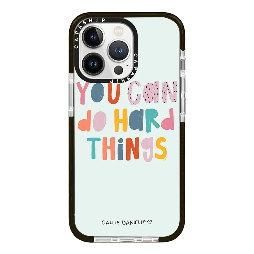 Funda con citas inspiradoras de grafiti de dibujos animados para iPhone 15 14 13 12 11 Pro X XS XR Max 7 8 Plus SE, funda trasera suave de TPU a prueba de golpes