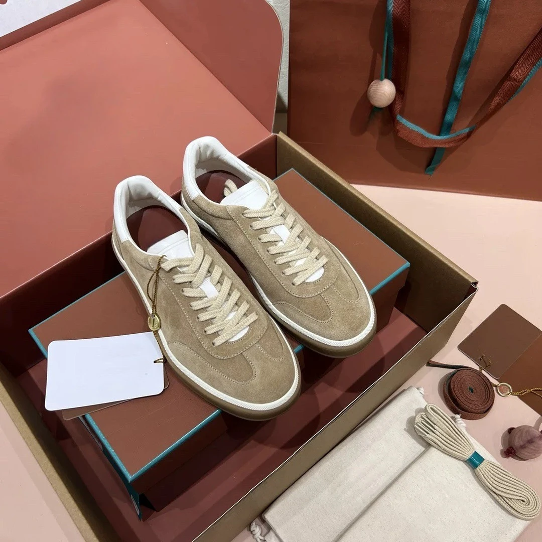 2026 designer luxury minimalist casual shoes, genuine leather suede retro German training sports shoes, versatile training shoes