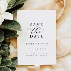 10pcs Personalized Save The Date Wedding Invite, Custom Save The Date Invitations Save The Date Wedding Card, Save The Date Card