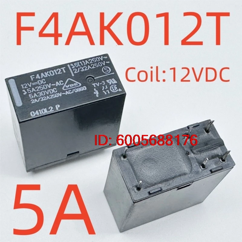 10PCS New FTR F4AK024T ; F4AK012T (42F2A-Coil:12V/24V-5A) Relay 6pins