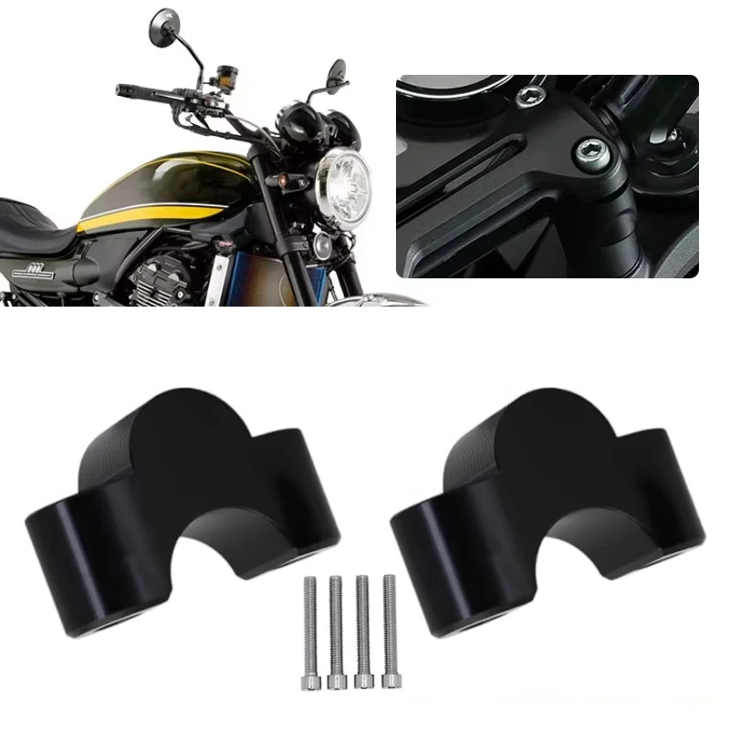 For KAWASAKI Z900RS Motorcycle Handlebar Risers Accessories Z900 RS Z 900RS 2018-2023 Handle Bar Clamp Raised Extend Riser Mount