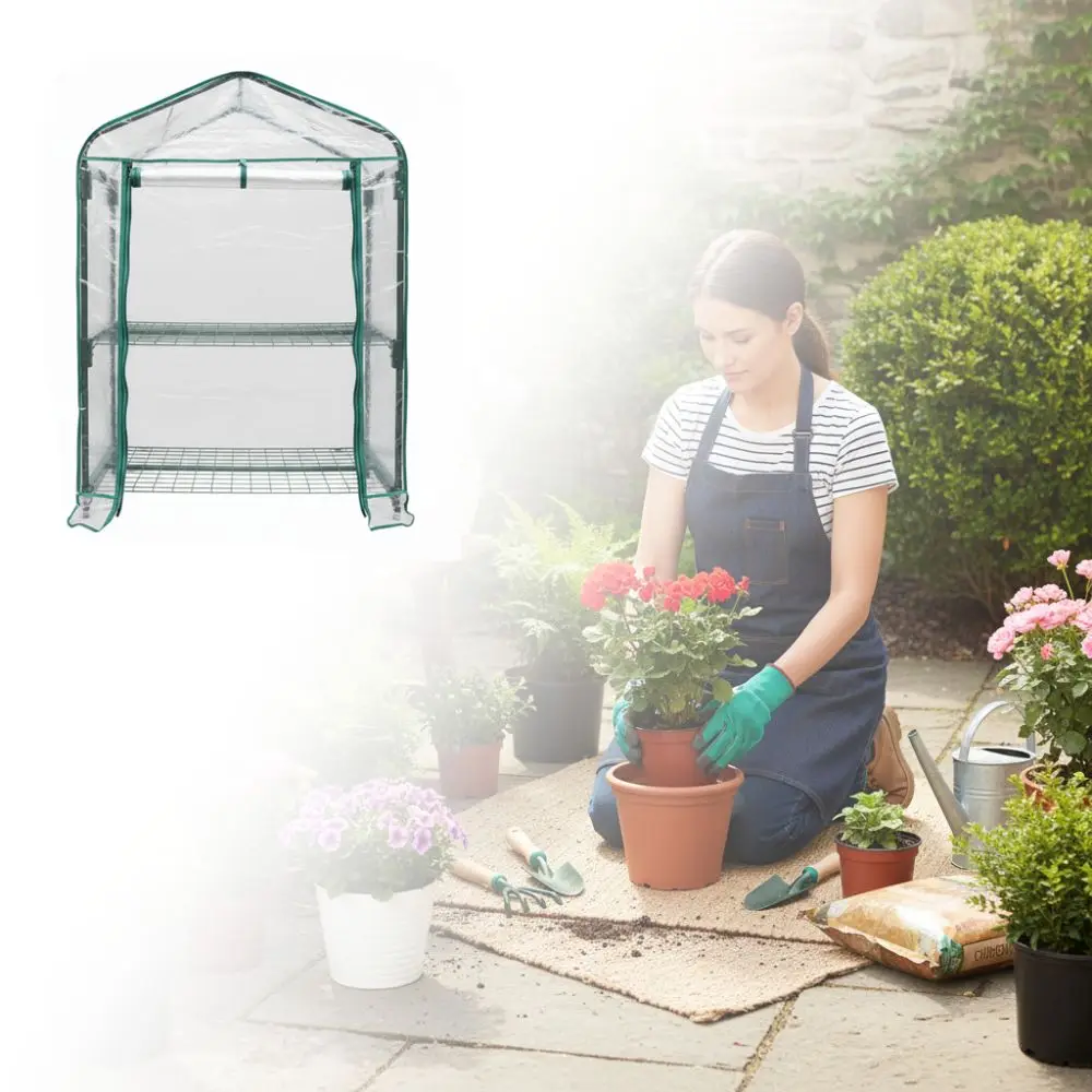 

ПВХ-покрытие для теплицы, двухуровневое, прозрачное, без каркаса, водонепроницаемое, для сада, уличное, для оранжерей