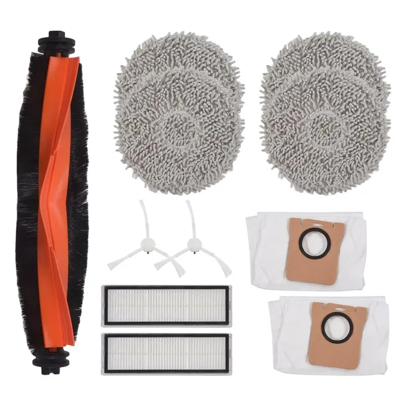 AC23-For X20+/X20plus Robot Vacuum Cleaner Accessories Filter Mop Pads Dust Bags Replacements Parts