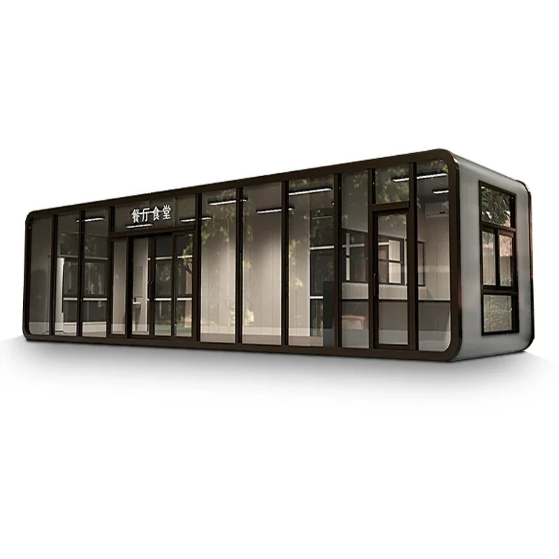 Outdoor mobile Apple cabin restaurant Internet celebrity space capsule Container office rest guard box