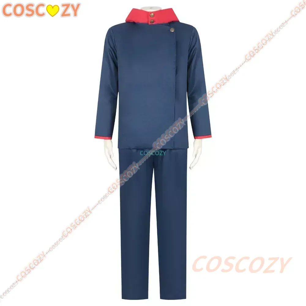 Jujutsu Kaisen Itadori Yuji disfraces de Cosplay, pantalones superiores, conjunto de uniforme de Anime para fiesta de Halloween, Carnaval, mascarada, conjunto de peluca