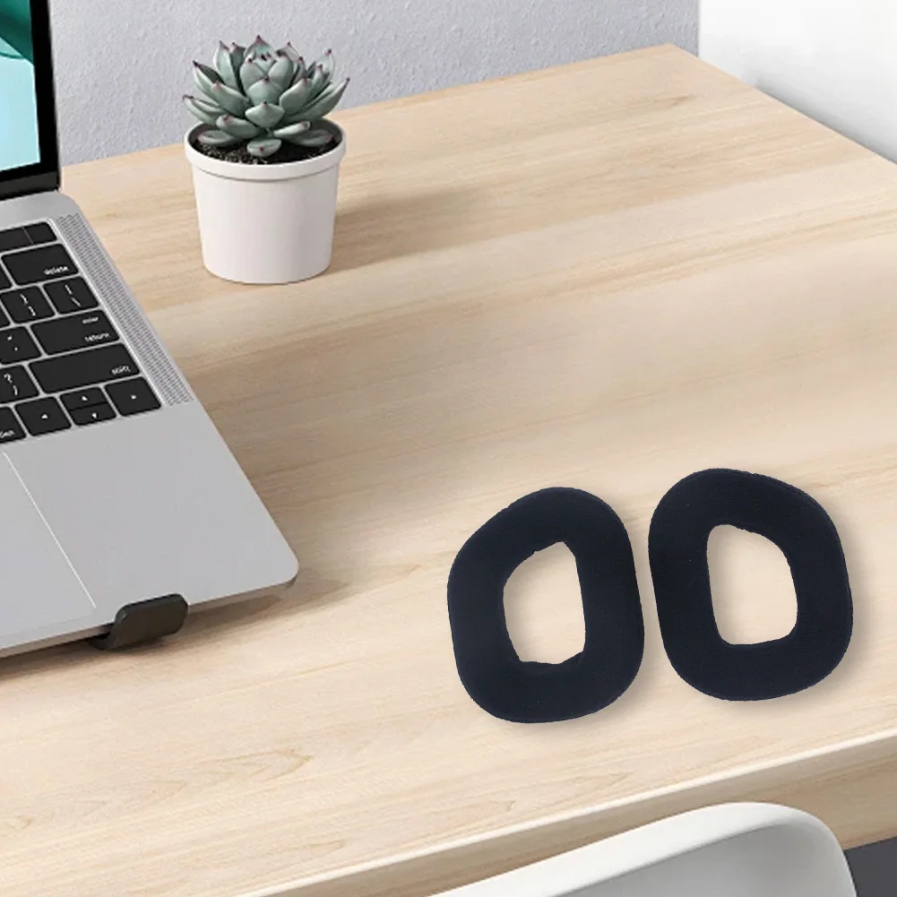 1 คู่เปลี่ยนแผ่นรองหูฟังโฟมแผ่นรองหูฟังแผ่นรองหูฟังแผ่นรองหูฟังสําหรับ Corsair HS80 RGB หูฟังไร้สาย