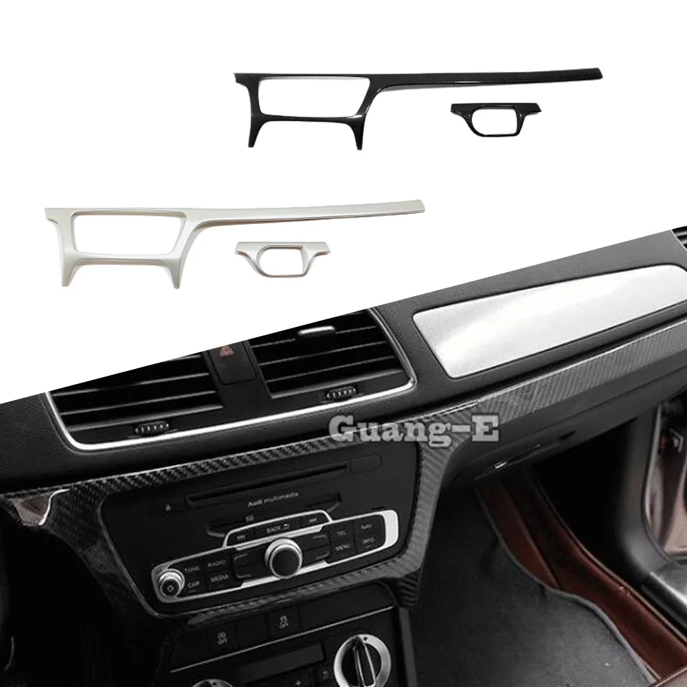 ABS Plastic Glove Box Cover Detector For VW Audi Q3 2013 2014 2015 2016 2017 2018 Trim Middle Console Control Dashboard Panel