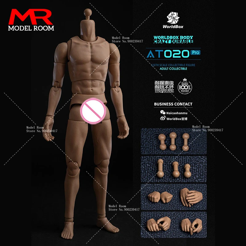 WorldBox AT020 Pro 1/6 Male Flexible Joint Body 12-inch Male Soldier Action Figure Super Crazy Durable Body