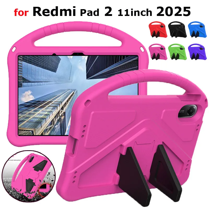 

Case for Xiaomi Redmi Pad 2 11" 2025 4G/Wi-Fi PadSE 11 SE 8.7 10.61 mi Pad 7 7 Pro 6 Pro 5 Shockproof EVA Portable Handle Case