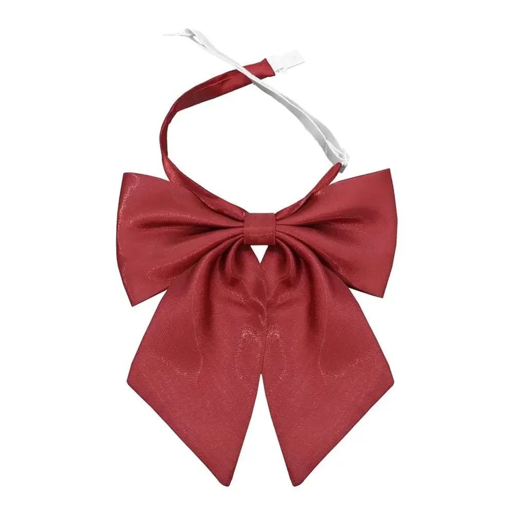 

Галстуки-бабочки для женщин, готовые регулируемые женские галстуки-бабочки однотонного цвета для школьной формы и выпускного.