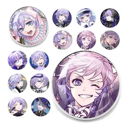 Twist Wonderland Game Cartoon Epel Felmier Character Metal Badge Handmade Glass Brooch Cartoon Lapel Pin Clothe Gift Jewelry