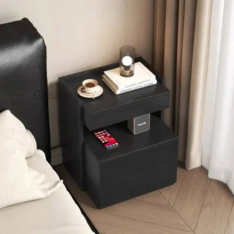 Bedside Multifunctional Safe nightstands Intelligent Modern Table with Password Lock Bedside tables nightstand Storage locker