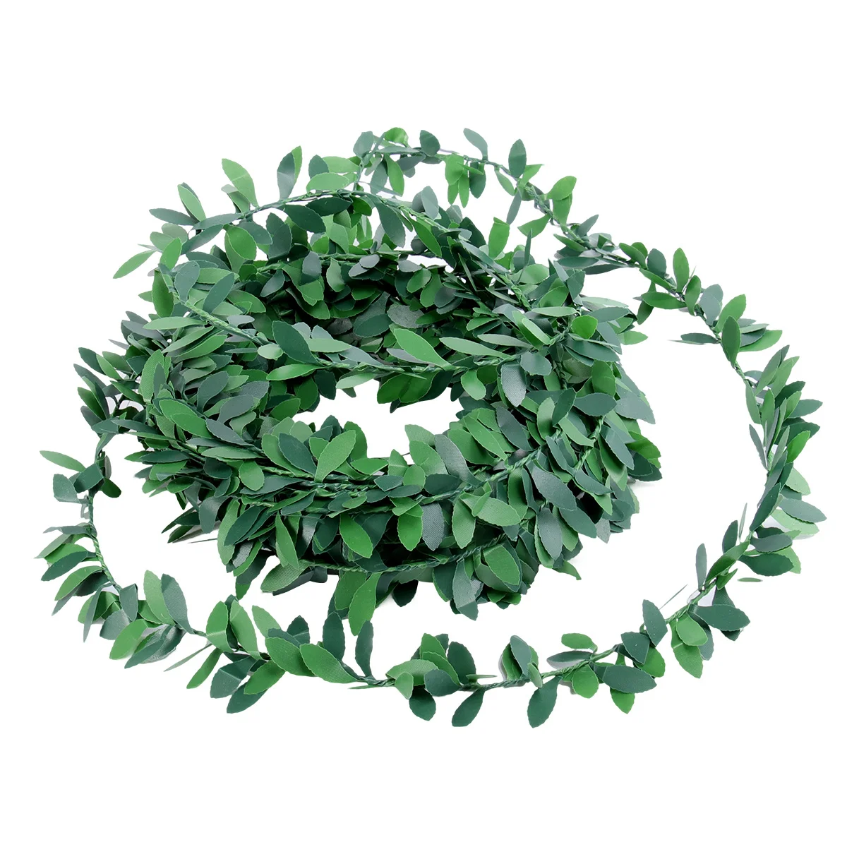 

Artificial Green Leaves Garland Simulated Vine 7.5m for Wedding Party Home Coffee Store DIY Headband Decoration