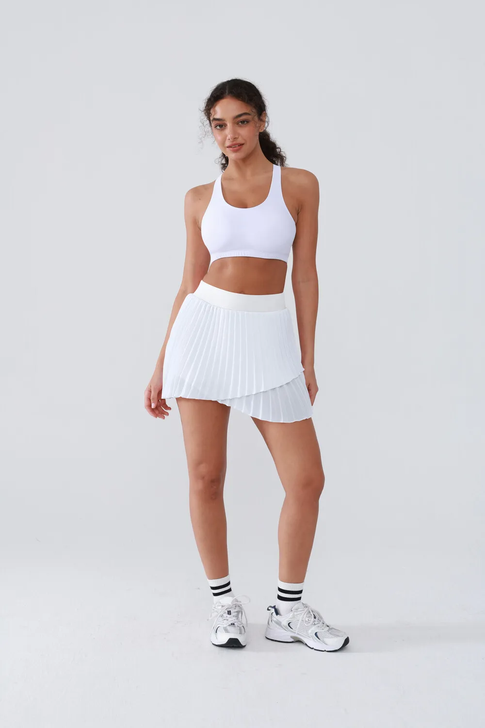 

Summer New Casual Sporty Pleated Short Skirt Women's Hip Covering Anti-Light Tennis Skirt Outdoor Fitness Yoga Short Skirt