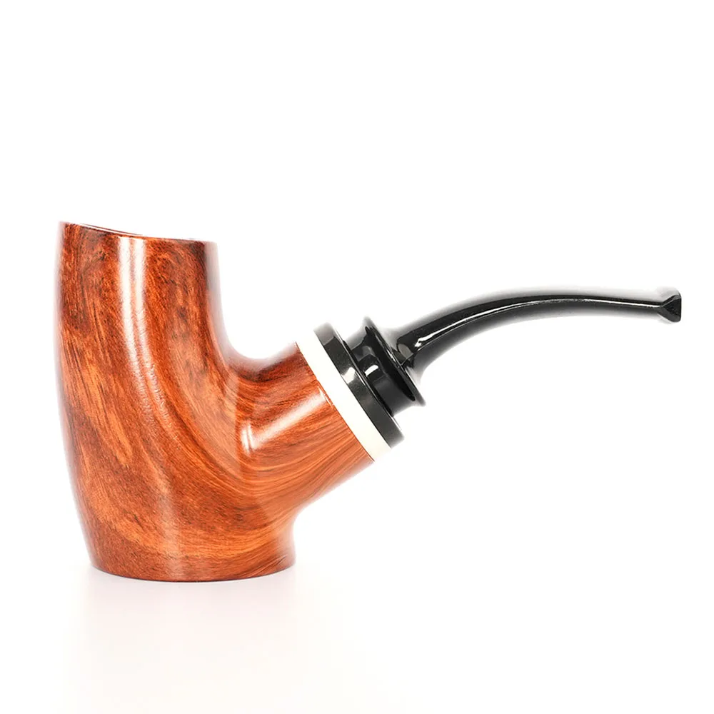 6-piece tobacco pipe set Acrylic pipe with copper pot Disposable pipe Large volcano pipe Gift set Bakelite pipe