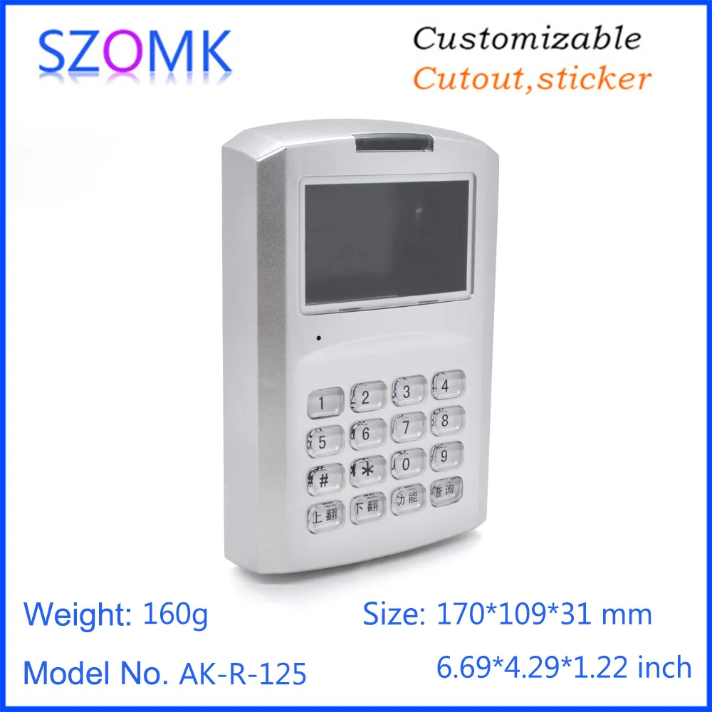 1 Piece 170X109X31mm lcd plastic electronics enclosure keypad lock junction box for home use safety project case