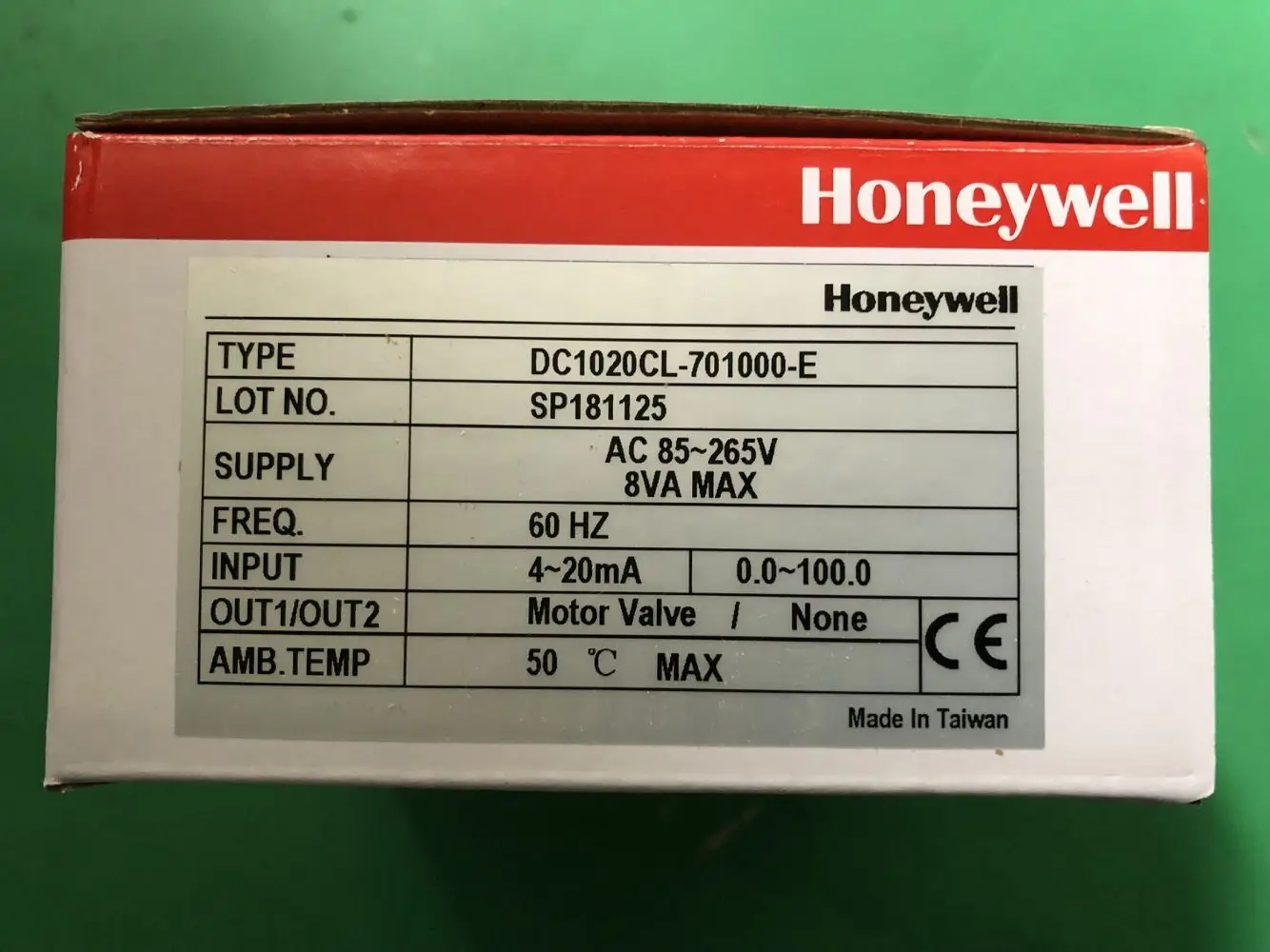 Honeywell Thermostat DC1020CL-101000 201000 301000 701000