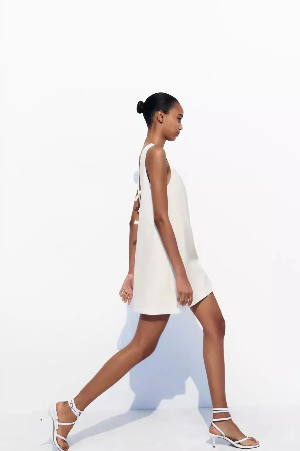 Lente Zomer 2024 Nieuwe Collectie Dames Dr met Strik Knoop Rok ort Tank Dr Pendelen Sle Geen Merk Tee-acetaat F...