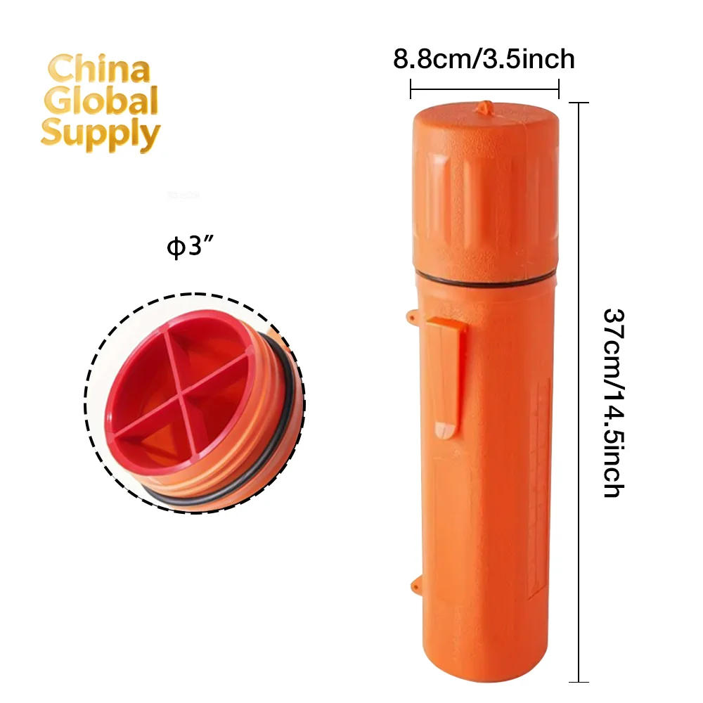 Electrode Storage Tube, Moisture-Proof Welder Electrode Holder, Large Capacity Removable Internal Divider, Electrode Storage Box