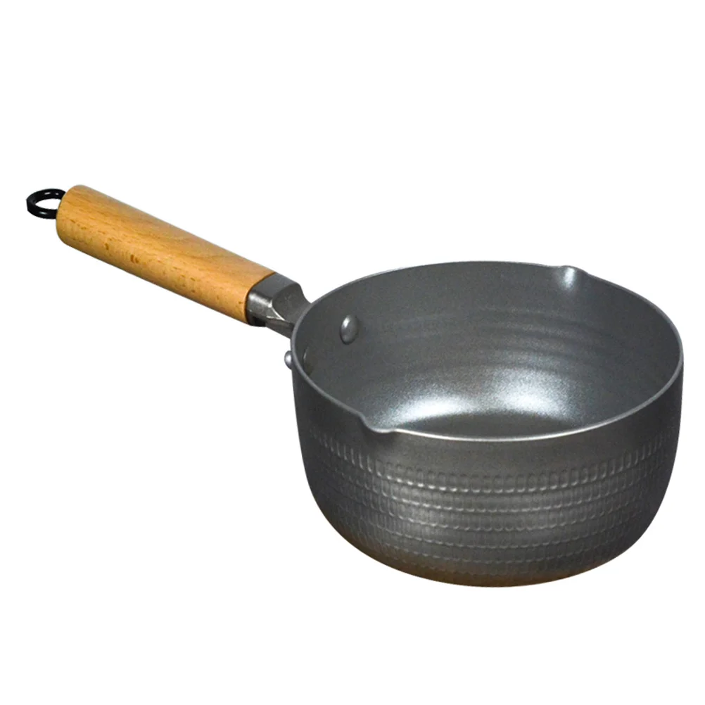 

1Pcs Non-Stick Complementary Food Pan Milk Saucepot Anti-Scald Handle Gas Induction Stove Use for Home Kitchen