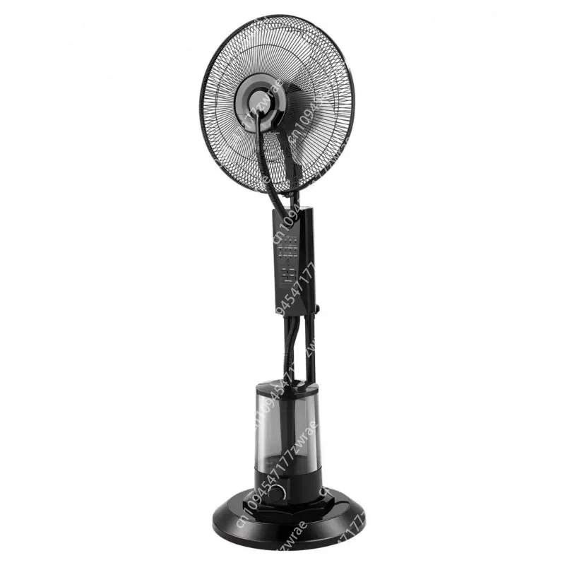 3 Speed Misting Standing Fan with 0.79 gal Water Tank Remote Panel Control Air Cooler with Cooling Fans
