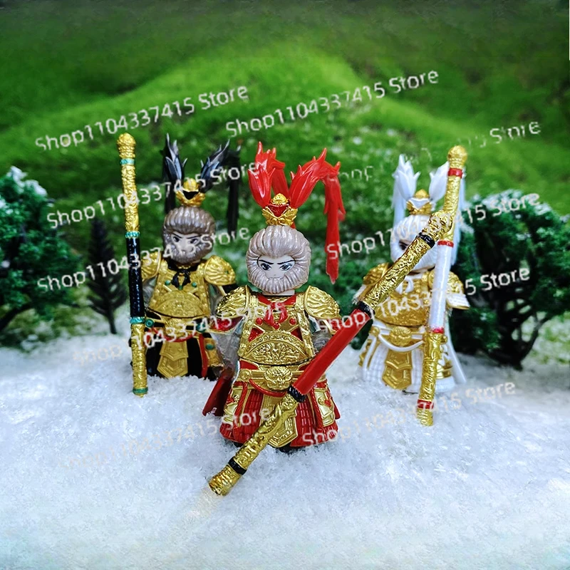 

MOC Высококачественная кукла ограниченного выпуска The Monkey King Monkey Third-party Doll Armor, новые собранные строительные блоки ручной работы, игрушки.