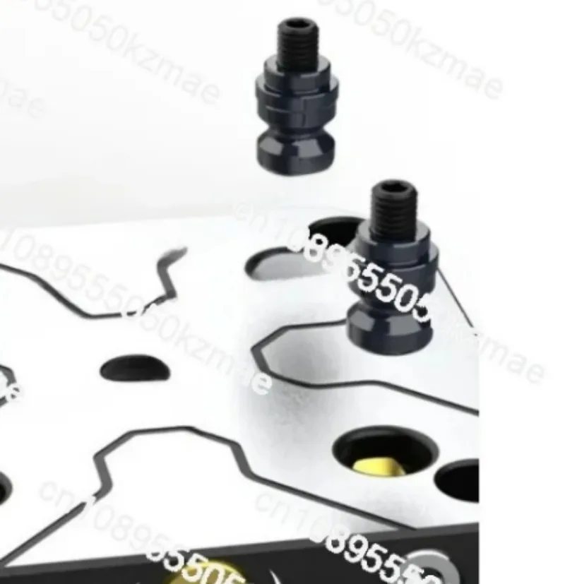 CNC Quick-Change 5 Jaw Self-Centering Vice Compatible with Four-Axis Zero-Point System L-Block