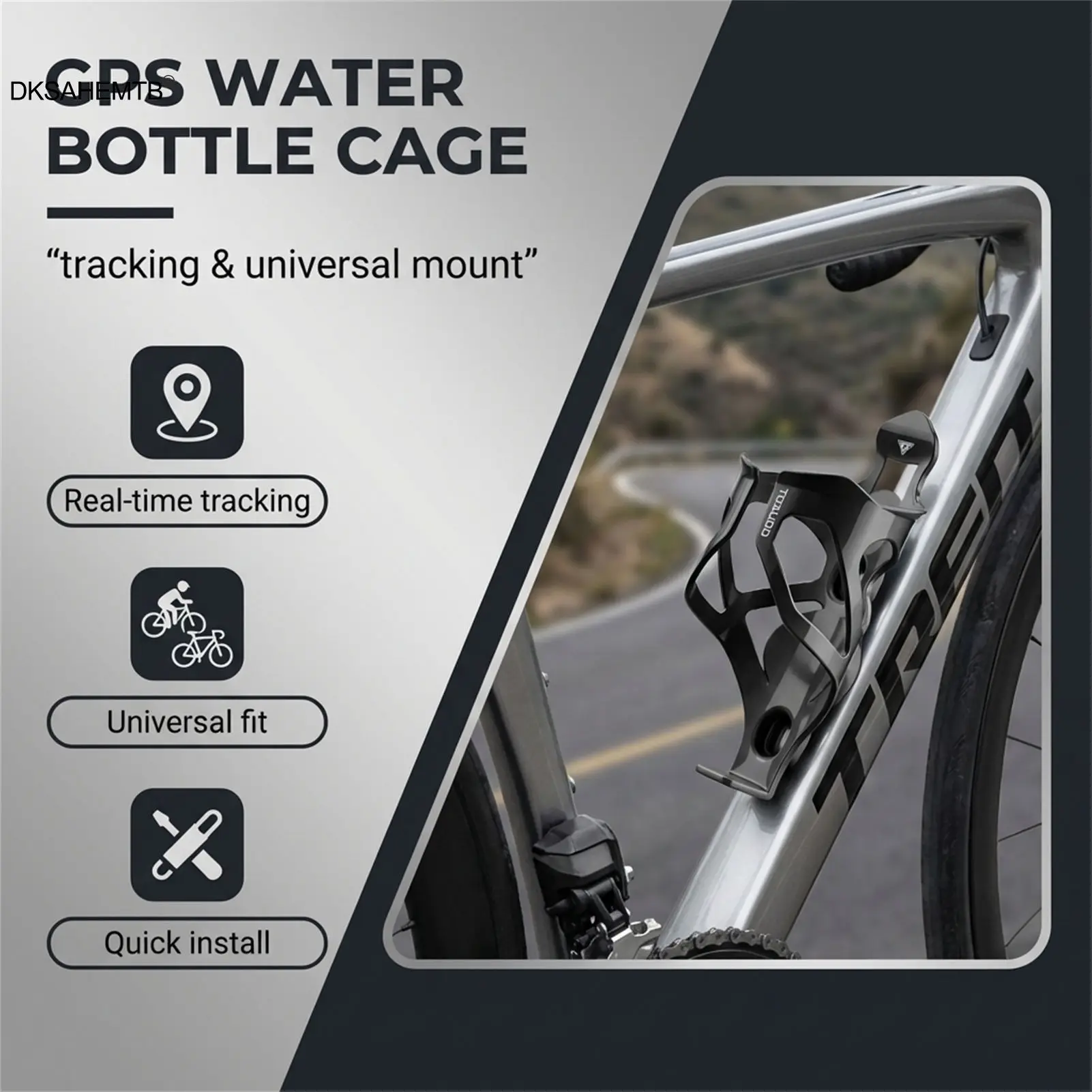 Soporte universal botella de agua para bicicleta, organizador ciclismo exterior