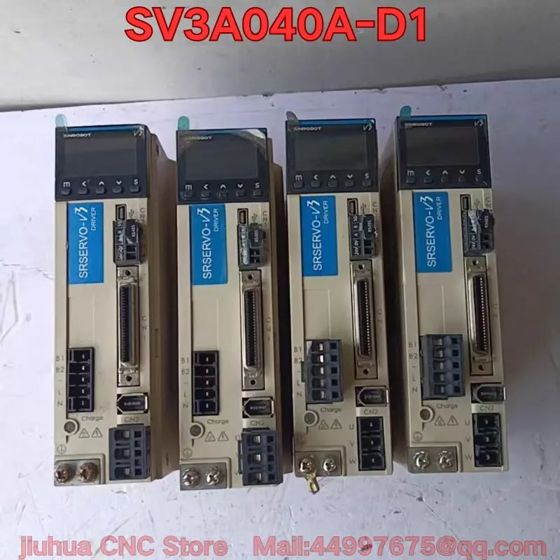 

The function test of the second-hand SV3A040A-D1 servo driver is normal