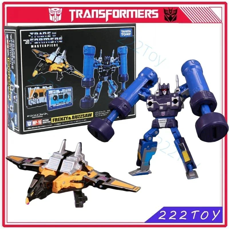 In Stock Transformers Masterpiece MP-16 KO Edition Classic Frenzy Buzzsaw Action Figure Robot Toy Classic Hobbies Anime Figures