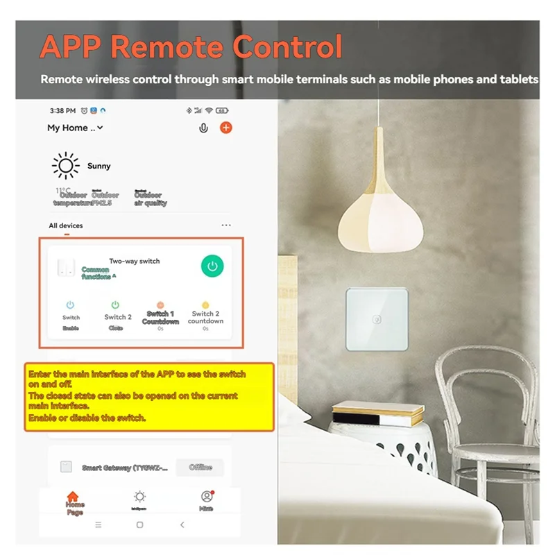 

-BOFF Zigbee Выключатель света с алюминиевой рамой Стеклянный сенсорный переключатель работает с Tuya Alexa Home Assistant Control A